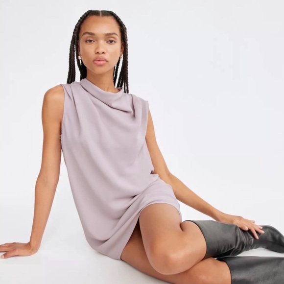 Babaton Dresses & Skirts - Aritzia Babaton Amuse Soft Lilac Mini Dress